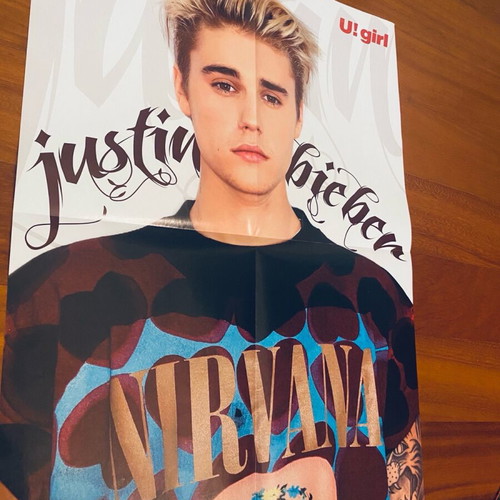 Justin Bieber collectible posters like new, set of 14 pieces