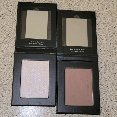 Lethal Cosmetics Quartz Bronzer and Stellar Highlighter like new