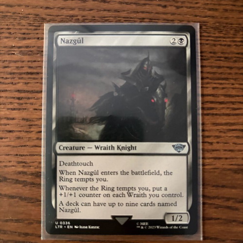 nazgul card mtg Magic The Gathering - The Lord of the Rings main image 1