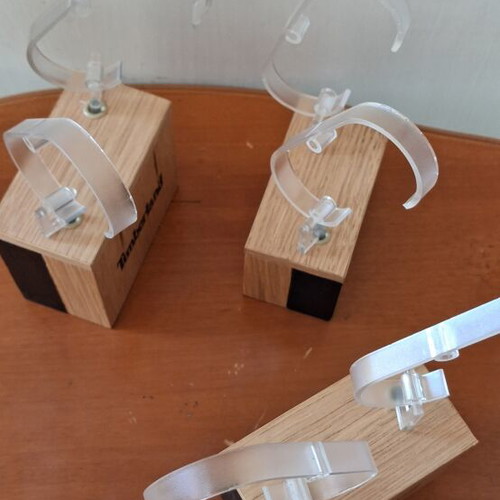 Timberland watch stands like new, set of three, black and beige