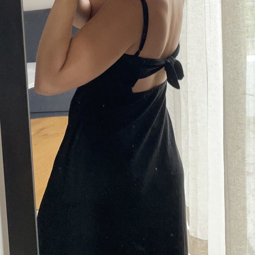 Bershka black dress M like new, unused