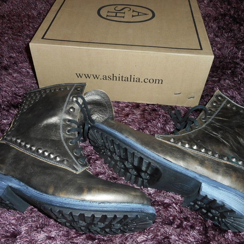 Ash Ralph boots new, size 39, gray and silver