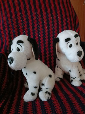Disney 101 Dalmatians puppies like new, pair