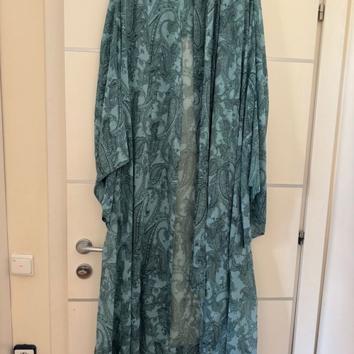 Vassia Kostara kimono like new, blue, one size