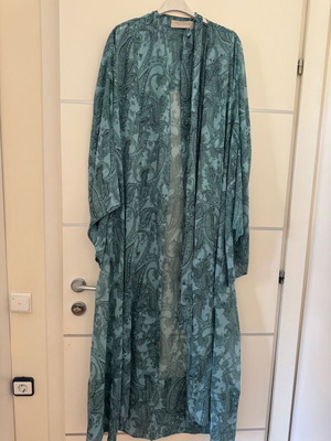 Vassia Kostara kimono like new, blue, one size
