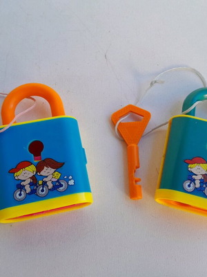 School sharpener lock from the 80s new