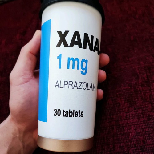 XANAX 1mg Thermos Cup new 530ml with built-in straw