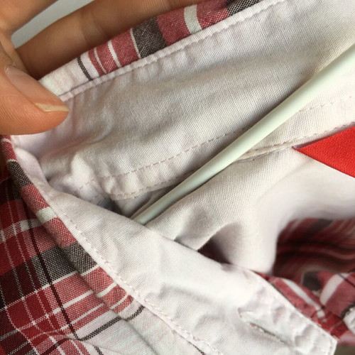 Fjallraven Caracal shirt size S like new, red and white