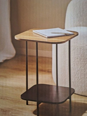 New small table, also usable as a bedside table