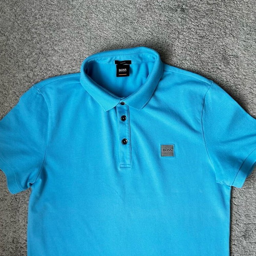Boss Passenger Polo Shirt Bright Blue Slim XL like new