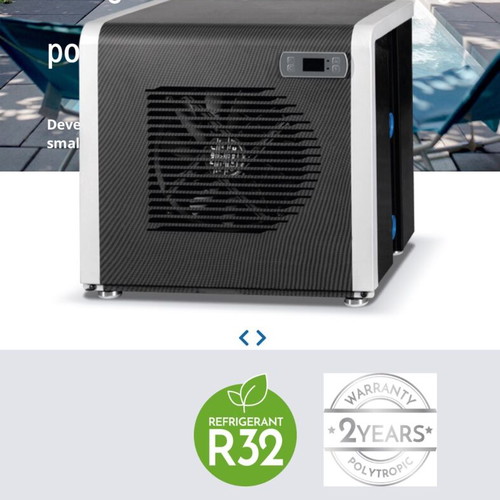 Polytropic URBAN 30 heat pump new for small pools up to 25m3