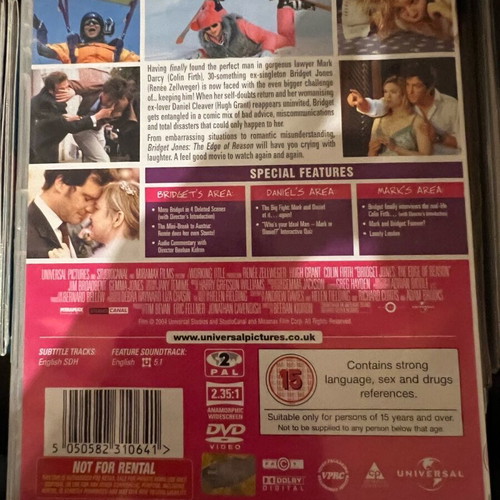 Bridget Jones The Edge Of Reason DVD like new