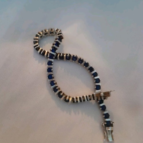 Riviera 925 bracelet with stones 20cm used