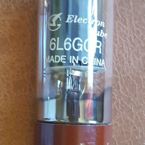 6L6GCR tube new with bakelite base marks