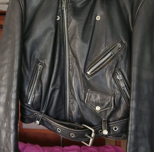 Δερμάτινο χειροποίητο jacket Thedi-Perfecto vintage