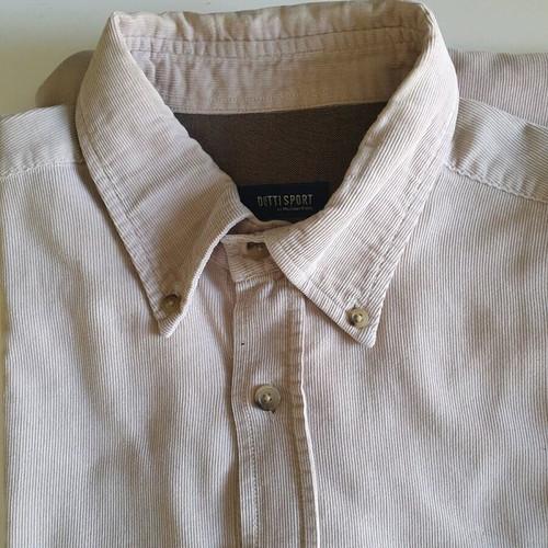 Massimo Dutti men's corduroy shirt like new, beige, size L