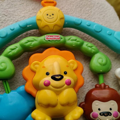 Fisher-Price baby stroller mobile toy used
