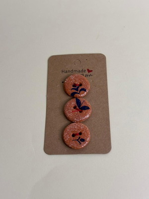 Ceramic buttons handmade first set new