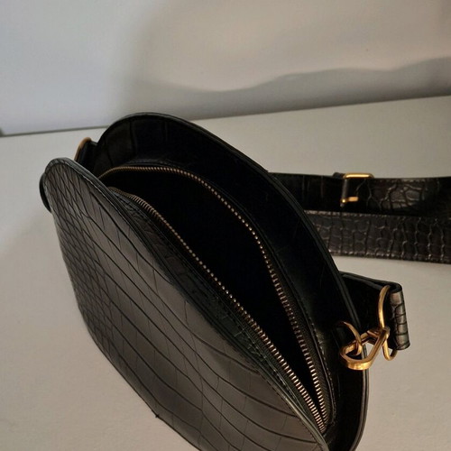 Black bag with detachable strap