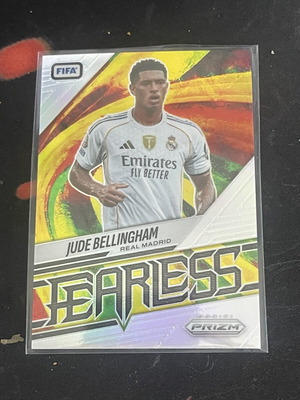 Jude Bellingham Silver Prizm Fearless Card like new