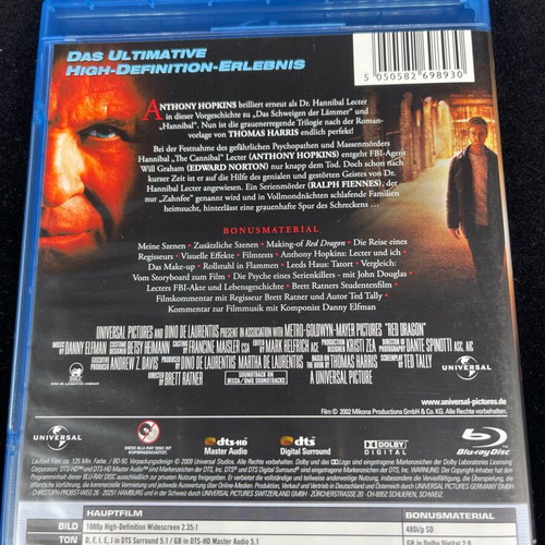 Roter Drache Blu-ray like new, action crime