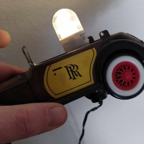 Rolls Royce Phantom III (1939) lamp Pitsaris toys like new with plug