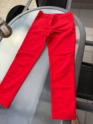 Vintage Moutaki women's chino pants red like new