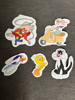 Αυτοκόλλητα Looney Tunes σαν καινούργια, σετ πέντε