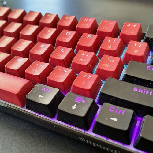 Snpurdiri V900 60% Mechanical Keyboard like new, red switches