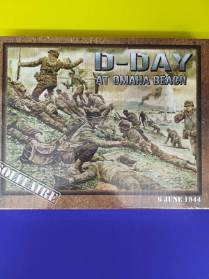 D-Day at Omaha Beach solitaire board game (5th printing)
