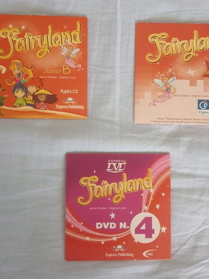 Fairyland 2 CD και 1 DVD εκμάθησης Αγγλικών junior B σαν καινούργιο