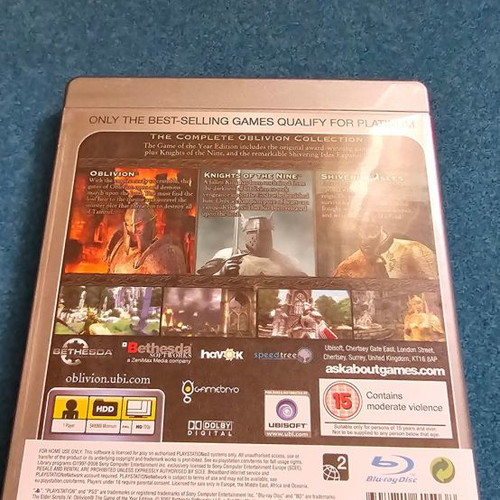 Oblivion PlayStation 3 used
