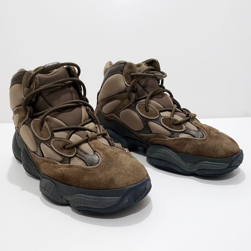 Adidas Yeezy 500 GX4553 leather sneakers used, size 44.5-45, brown