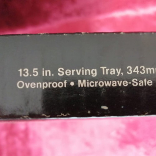 Heat-Resistant Baking and Serving Tray New Made in USA 1990