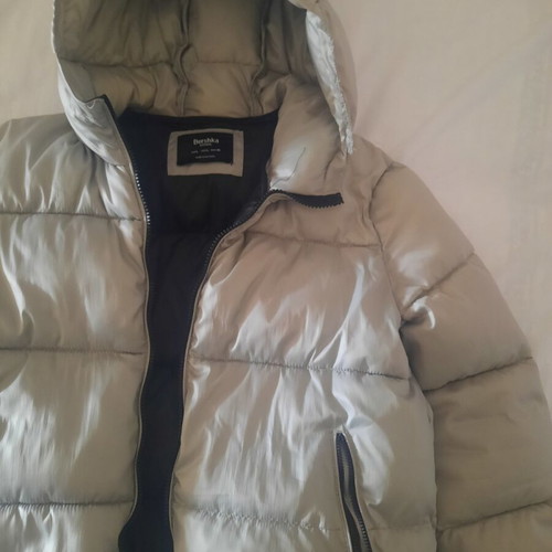 Bershka women's jacket size L gray like new
