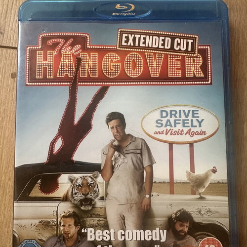The Hangover Extended Cut Blu-Ray used with English subtitles