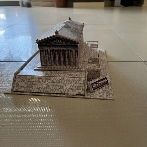 Paper Parthenon model like new