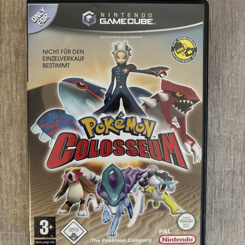 Pokemon Colosseum Nintendo GameCube PAL used with Box Ruby & Sapphire