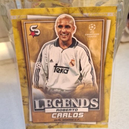 Roberto Carlos Topps Superstars card