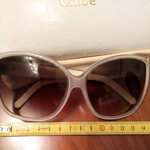 Chloe sunglasses like new, beige sugar color, UV filter