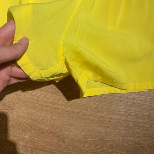 Hype short pants small yellow viscose with bow