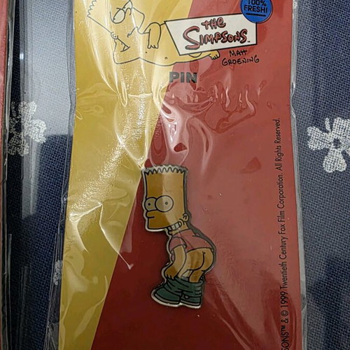 The Simpsons metal pins Lisa and Bart set new
