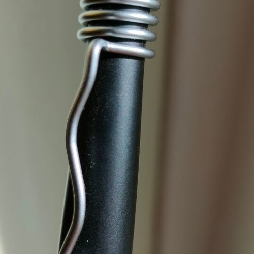 Metal pens set of 2 new, black with anti-slip grip