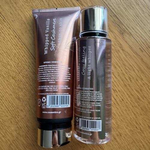 Ecstasy Sexy Vanilla Body Mist and Body Lotion gift set new