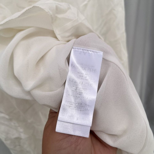 Patrizia Pepe dress used, size XS, white with wear and stain