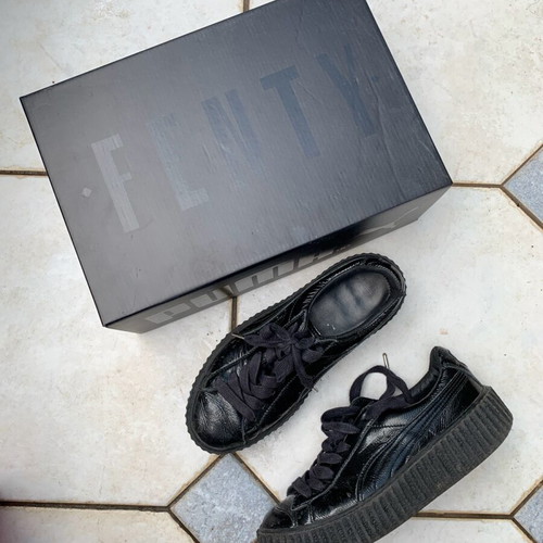 FENTY Puma Creeper by Rihanna women's sneakers like new, black, size 37