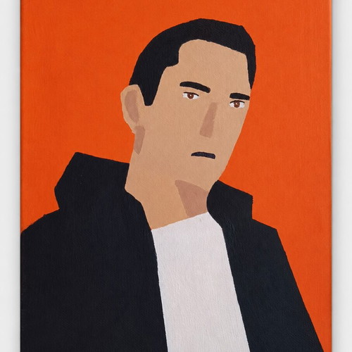 Eminem original handmade acrylic painting 30x30 cm