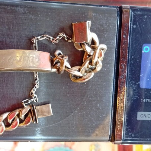 14k Women's Identity Bracelet 17.5 gr like new
