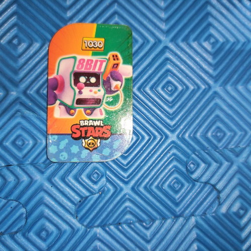 Brawl Stars 8-BIT collectible iron tags like new, set of 5 pieces