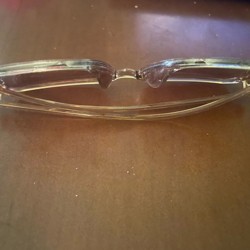Sunglasses like new, classic 1970s style beige and gold